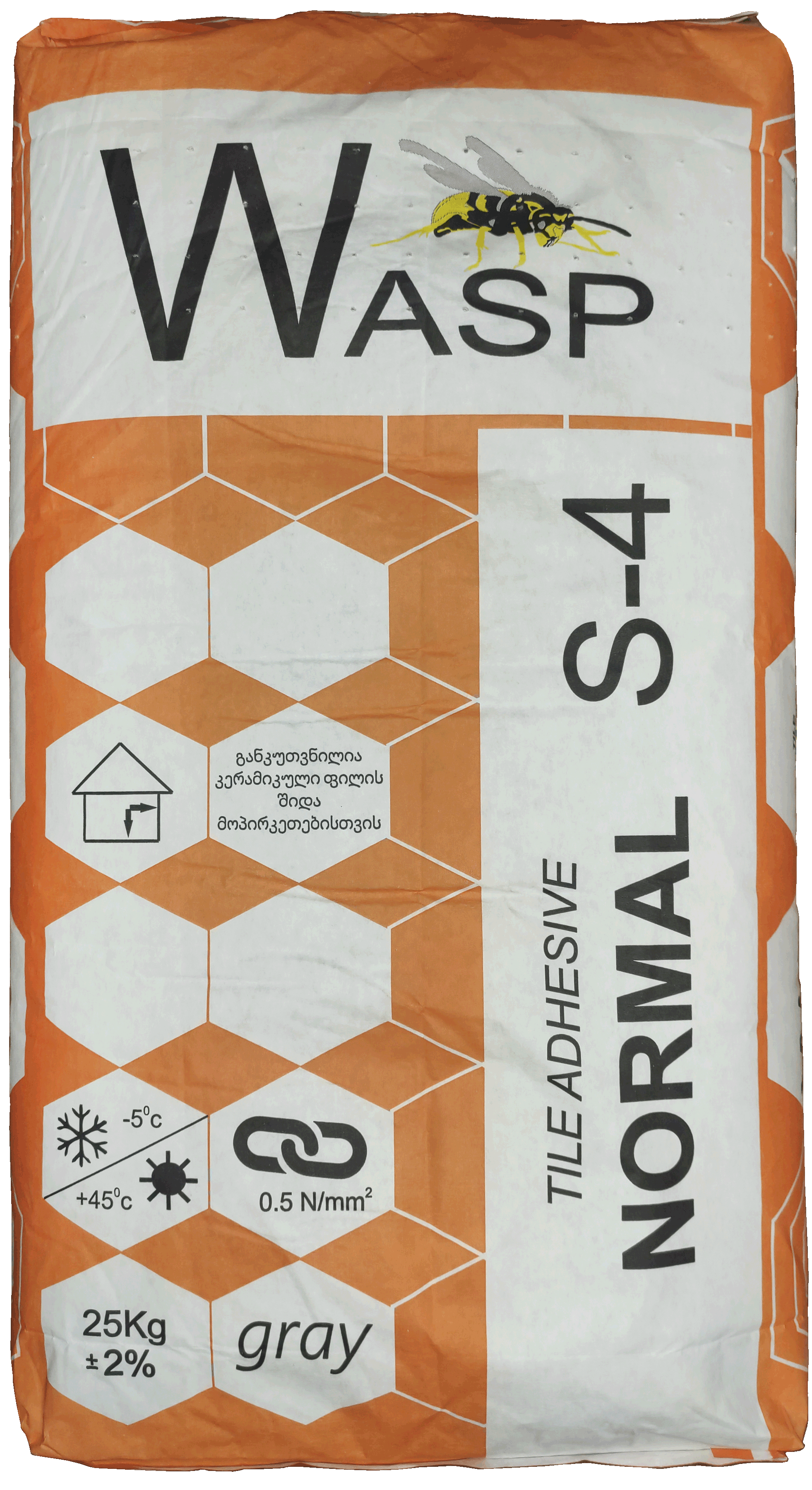 Wasp S4 Normal 25კგ — წებოცემენტი